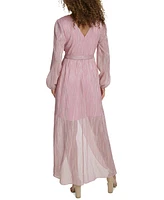 Siena Women's Faux-Wrap Maxi Dress