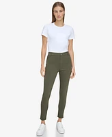 Andrew Marc Sport Women's Pull On Ponte Pants with Twisted Seams