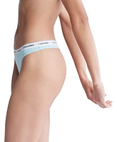 Calvin Klein Women's Modern Logo Low-Rise Thong Underwear QD5043