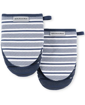 KitchenAid Albany Mini Oven Mitt 2-Pack Set, 5.5" x 8"