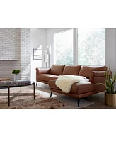 Keery 112" 2-Pc. Leather Sectional with Chaise, Created for Macy's