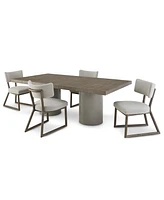 Fantasia 5pc Dining Set (Table + 4 Side Chairs)