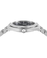 Salvatore Ferragamo Men's Swiss Diamond (1/20 ct. t.w.) Stainless Steel Bracelet Watch 40mm