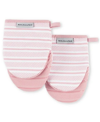 KitchenAid Albany Mini Oven Mitt 2-Pack Set, 5.5" x 8"