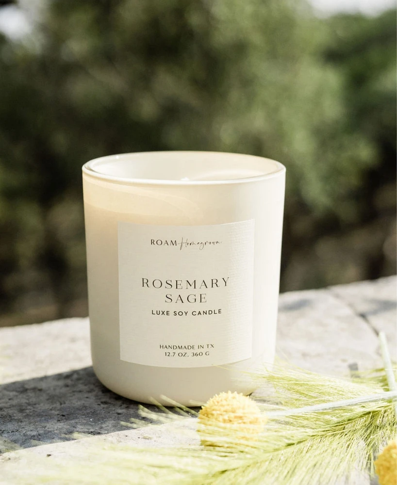 Roam Homegrown Luxe Rosemary Sage Candle, 12.7 oz