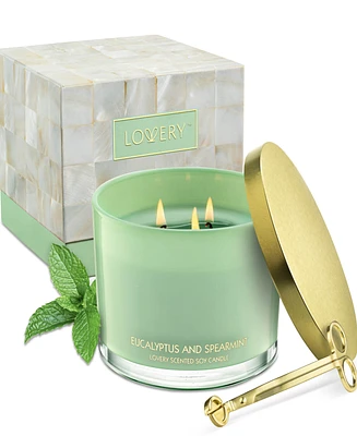 Lovery 2-Pc. Eucalyptus & Spearmint Candle Gift Set