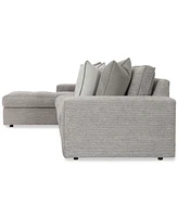 Tycer 126" 2-Pc. Fabric Sectional, Created for Macy's