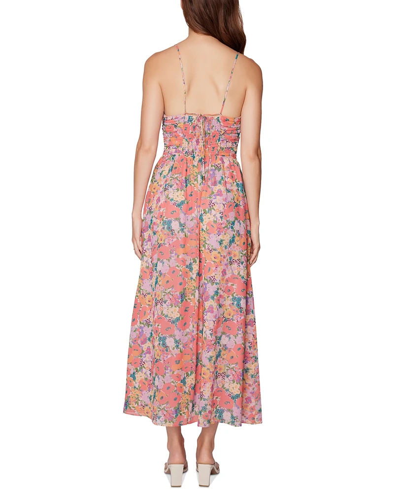 Lost + Wander Women's Floral Bliss Spaghetti-Strap Maxi Dress