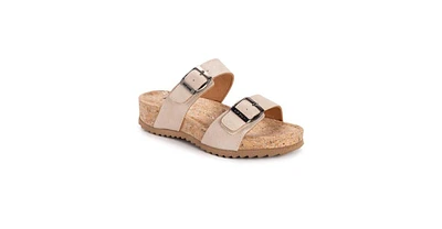 Muk Luks Women's Presley Platform 2 Strap Sandal