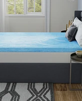 Vibe 3" Gel Swirl Memory Foam Mattress Topper