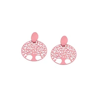 Sohi Women's Tree Filigree Drop Earrings