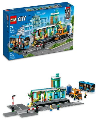 Lego City Train Station 60335 Toy Building Set with 6 Minifigures