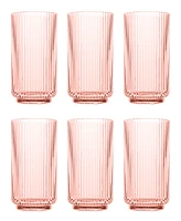 TarHong Mesa Jumbo Cobalt Glasses, Set of 6