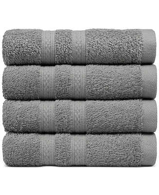 Everyday Home by Trident Supremely Soft 100% Cotton 4-Piece Hand Towel Set