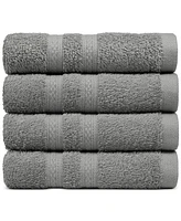 Everyday Home by Trident Supremely Soft 100% Cotton 4-Piece Hand Towel Set