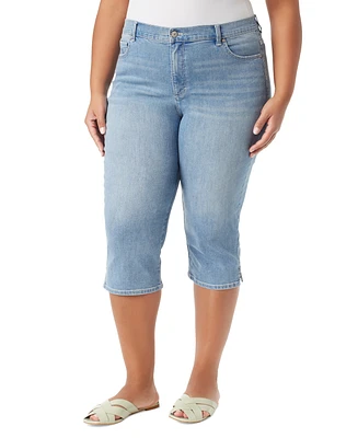 Gloria Vanderbilt Plus Amanda High-Rise Capri Jeans