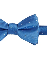 Tayion Collection Men's Royal Blue & White Dot Bow Tie