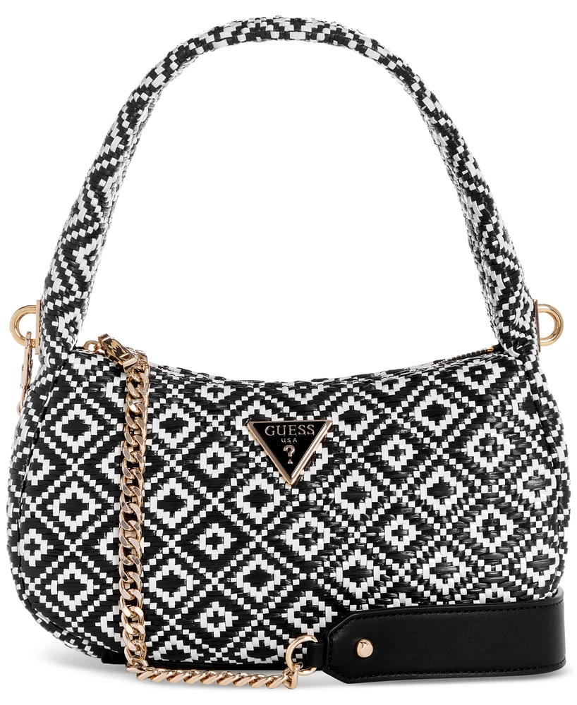 Guess Rianee Small Woven Hobo