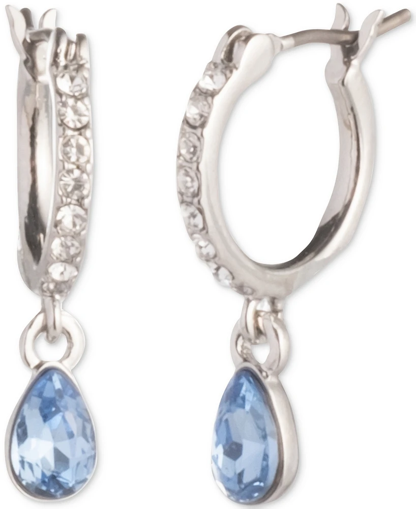 Givenchy Crystal Huggie Hoop Small Drop Earrings