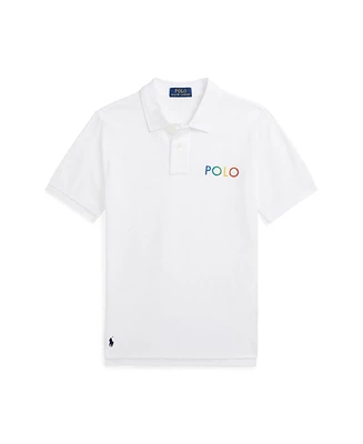 Polo Ralph Lauren Big Boys Ombre-Logo Cotton Mesh Shirt