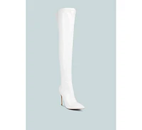 Riggle Long Patent Pu High Heel Boots