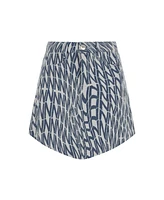 Women's Printed Mini Skirt - Multi