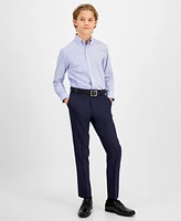 Big Boys Classic-Fit Solid Long-Sleeve Dress Shirt