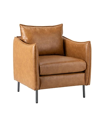 Hope Comfy Living Room Armchair with Metal Legs