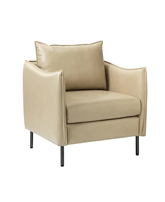 Hope Comfy Living Room Armchair with Metal Legs