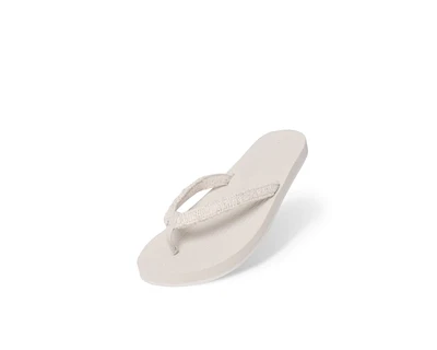 Indosole Women's Flip Flops Recycled Pable Straps