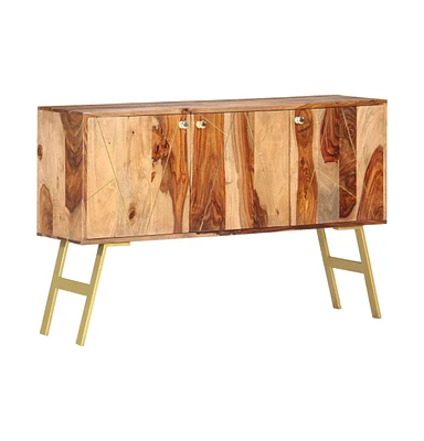 Sideboard 46.5"x11.8"x29.5" Solid Sheesham Wood