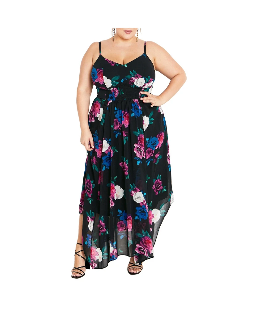 Plus Size Maxine Print Maxi Dress