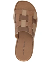 Lucky Brand Women's Ulrich Strappy Woven Flatform Wedge Sandals