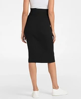 Seraphine Women's Ribbed Knit Maternity Pencil Skirt