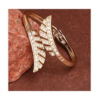 Sohi Women's Gold Leaf Wrap Bracelet