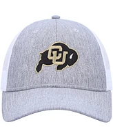 Men's Ahead Charcoal, White Colorado Buffaloes Brant Trucker Adjustable Hat