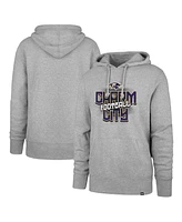 Men's '47 Brand Gray Baltimore Ravens Regional Headline Pullover Hoodie