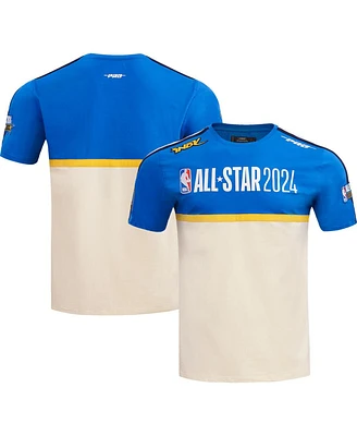 Men's and Women's Pro Standard Cream 2024 Nba All-Star Game Chenille T-shirt