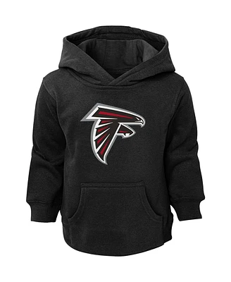 Toddler Boys and Girls Black Atlanta Falcons Logo Pullover Hoodie