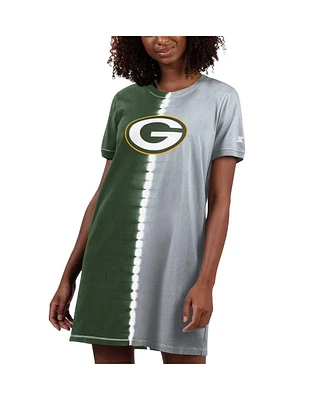 Women's Starter Green Bay Packers Ace Tie-Dye T-shirt Dress