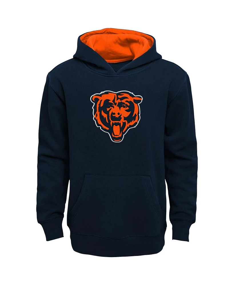 Little Boys and Girls Navy Chicago Bears Prime Pullover Hoodie