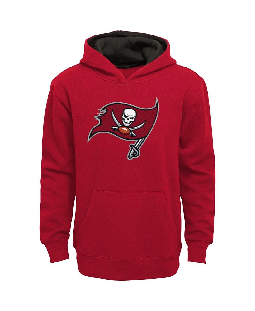 Little Boys and Girls Red Tampa Bay Buccaneers Prime Pullover Hoodie