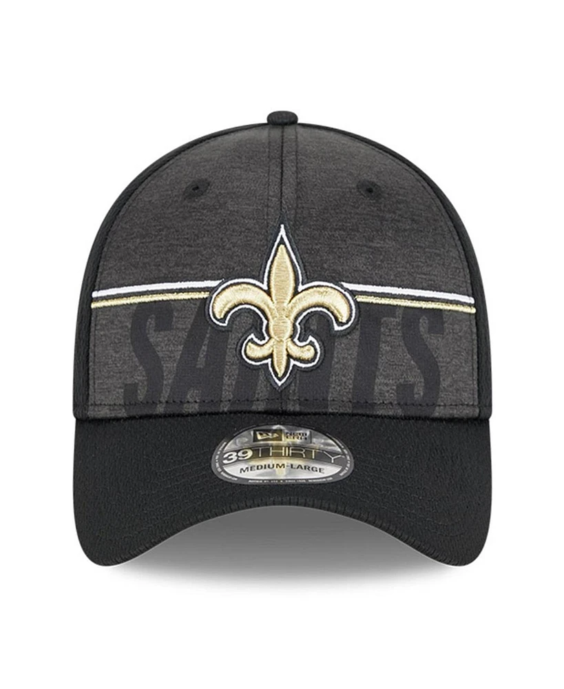 Men's New Era Black Orleans Saints 2023 Nfl Training Camp 39THIRTY Flex Fit Hat