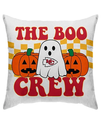 Kansas City Chiefs 18'' x 18'' Boo Crew Duck Cloth Decor Pillow Cover