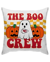 Kansas City Chiefs 18'' x 18'' Boo Crew Duck Cloth Decor Pillow Cover