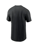 Men's Nike Black Colorado Rockies Camo Logo T-shirt