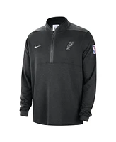 Men's Nike Black San Antonio Spurs 2023/24 Authentic Performance Half-Zip Jacket