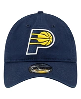 Men's New Era Navy Indiana Pacers Team 2.0 9TWENTY Adjustable Hat