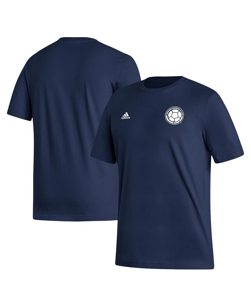 Men's adidas Navy Colombia National Team Crest T-shirt