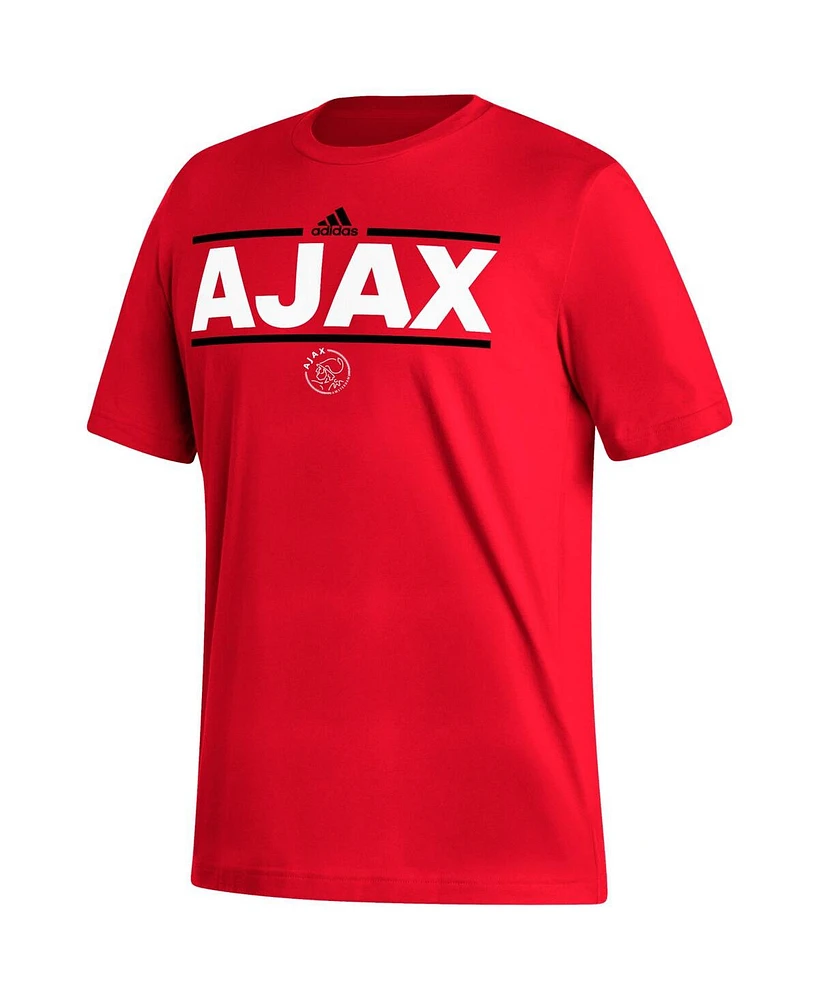 Men's adidas Red Ajax Dassler T-shirt